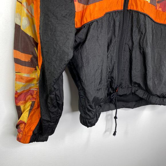 Seek The Label LF Black Brown Orange Nylon Jacket Women's Size X-Small XS - Picture 3 of 9